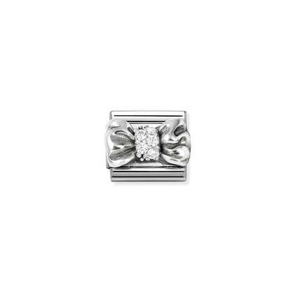 NOMINATION Silver Bow White CZ 330323-11