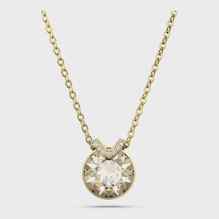 Swarovski Bella V Round, Gold Tone, Gold-Tone Plated Pendant 5662091