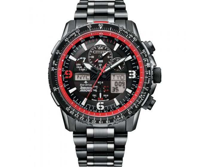 CITIZEN ECO-DRIVE RED ARROWS SKYHAWK A-T LIMITED EDITION 46MM JY8087-51E
