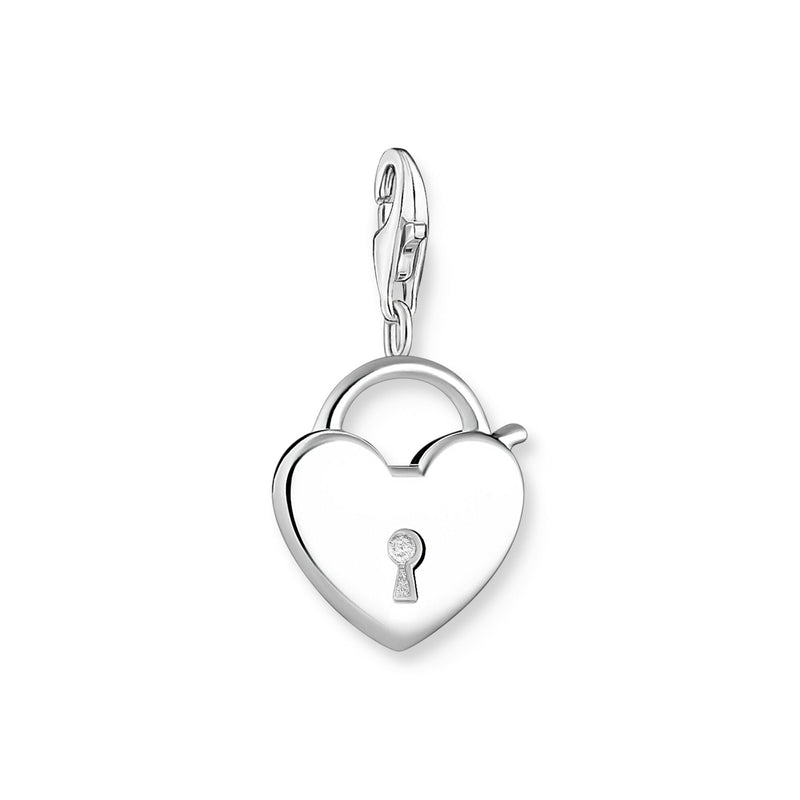 THOMAS SABO CHARM PENDANT LOCKHEART SILVER 0009-001-12