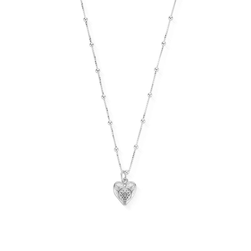 ChloBo Bobble Chain decorated heart Necklace SNBB691