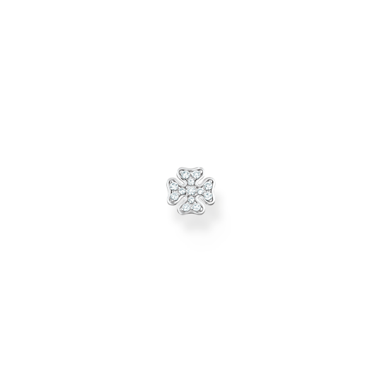 Thomas Sabo Silver CZ Clover Single Earring H2215-051-14