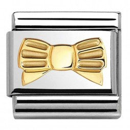 Nomination Gold Madame Monsieur Bow Charm 030162/25