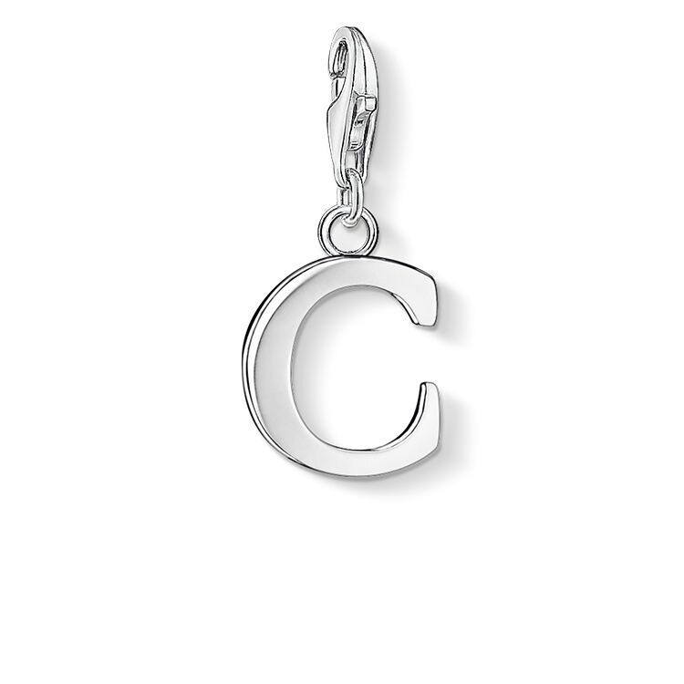 Thomas Sabo Silver Letter C Charm 0177-001-12