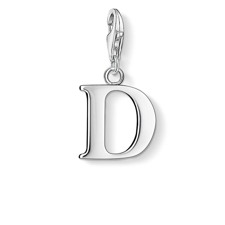 Thomas Sabo Silver Letter D Charm 0178-001-12