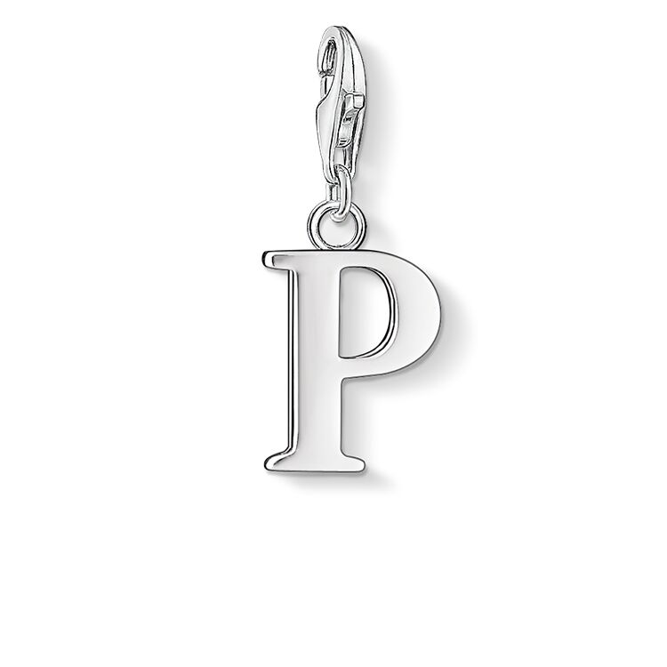 Thomas Sabo Silver Letter P Charm 0190-001-12