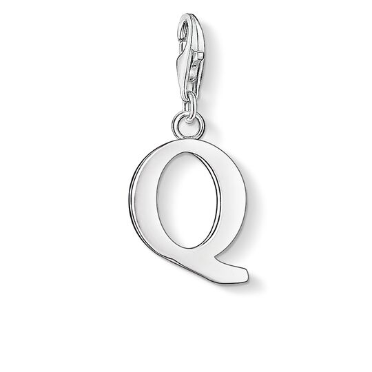 Thomas Sabo Silver Letter Q Charm 0191-001-12