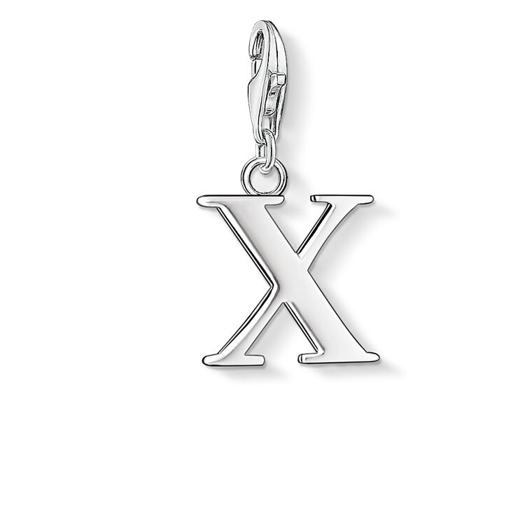 Thomas Sabo Silver Letter X Charm 0198-001-12