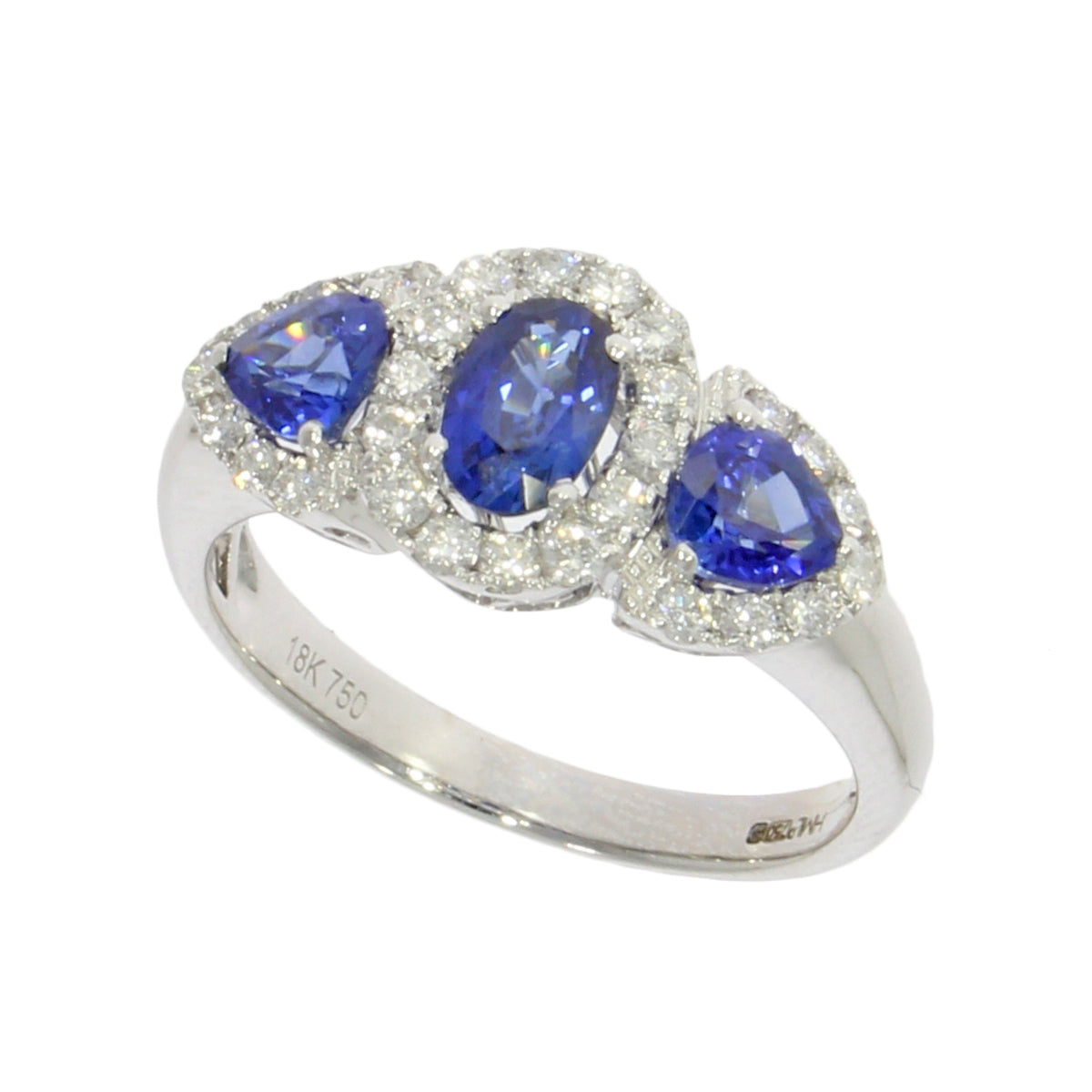 18ct Gold Sapphire and Diamond Ring