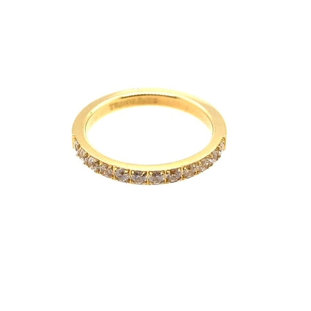 Tresor Paris Gold Plated Ring 2.5mm 21988