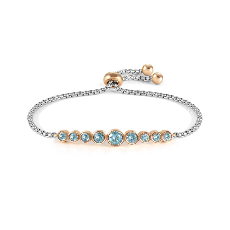 Nomination Milleluci Colour Circle Light Blue Bracelet 028010-006