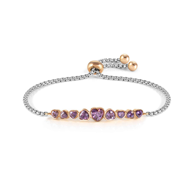 Nomination Milleluci Colour Heart Purple Bracelet 028011-001