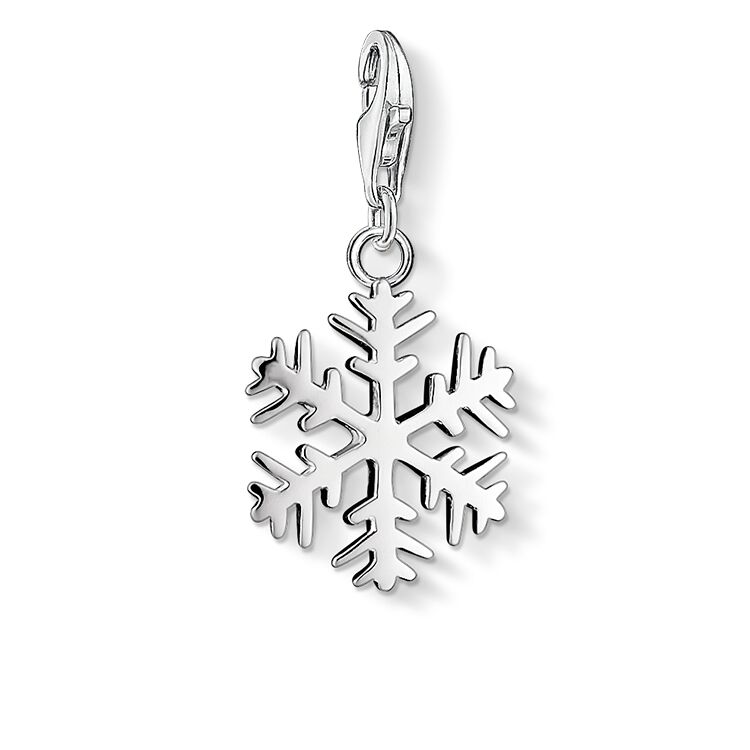 Thomas Sabo Silver Snowflake Charm 0281-001-12