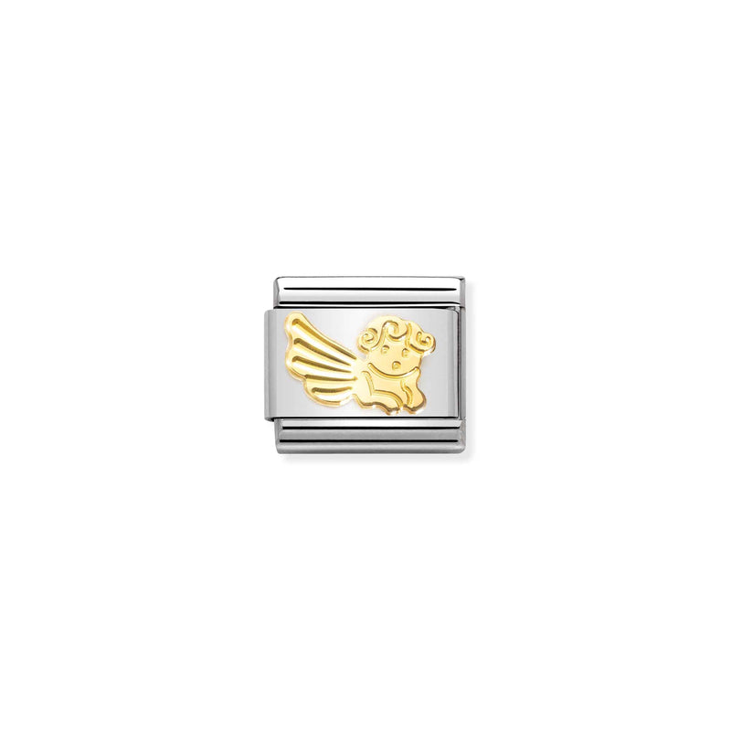 Nomination 18k Gold Diamond Coated Angel 030149-46