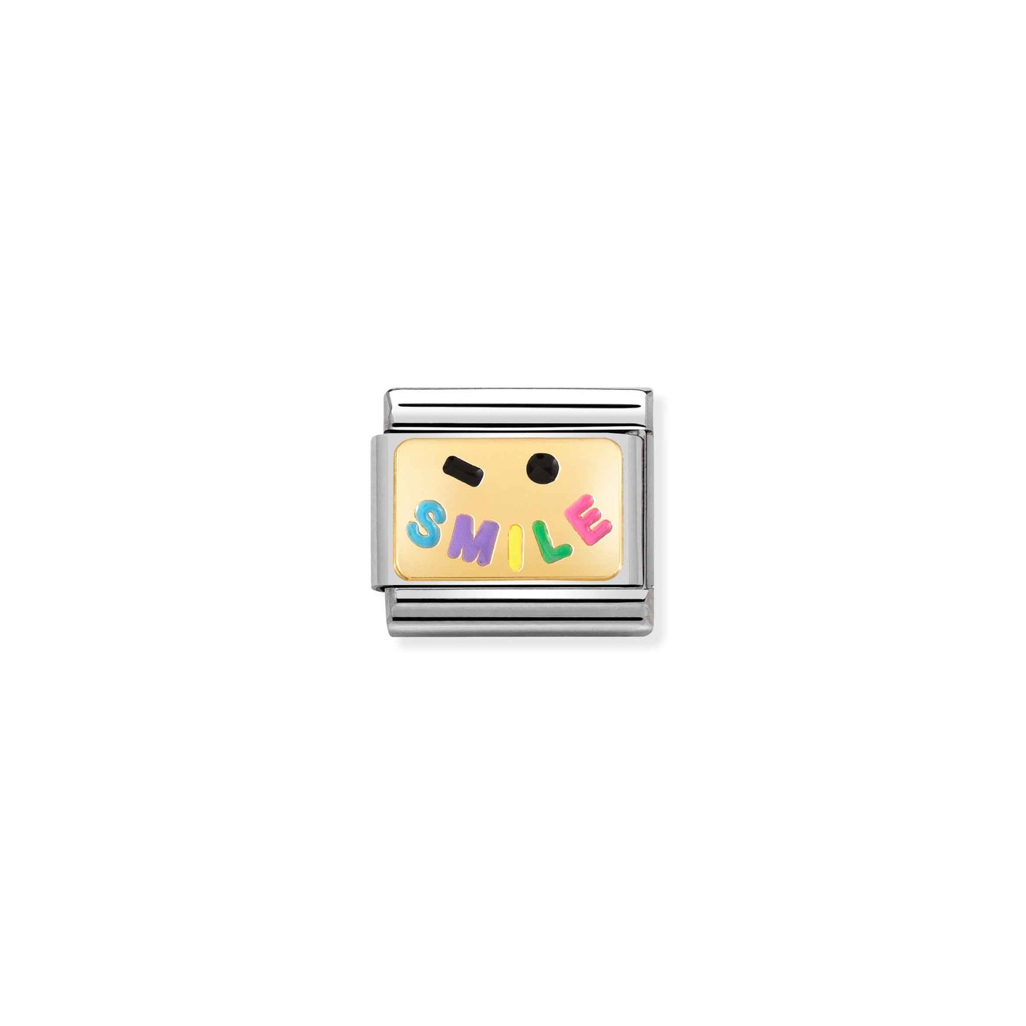 NOMINATION Gold Smile Plate 030284-56
