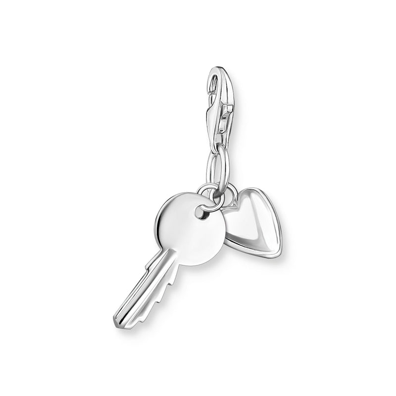 THOMAS SABO CHARM PENDANT KEY HEART SILVER 0349-001-12