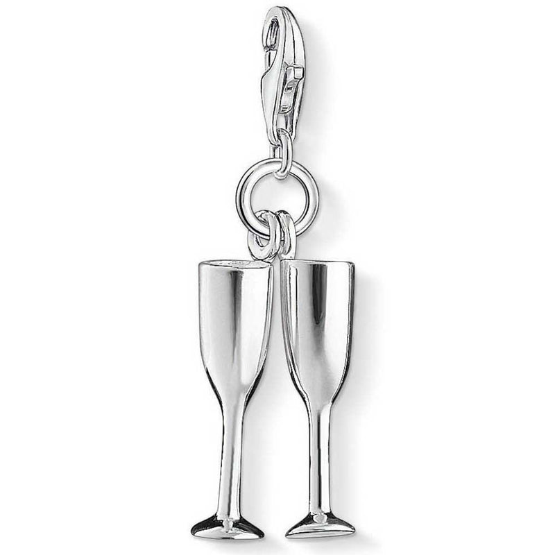 Thomas Sabo Champagne Flutes Charm 1288-001-12