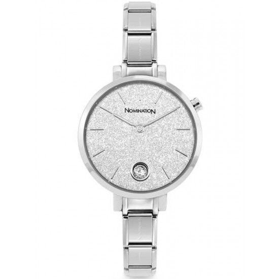Nomination Round Glitter Dial S/S Dial 076033-023