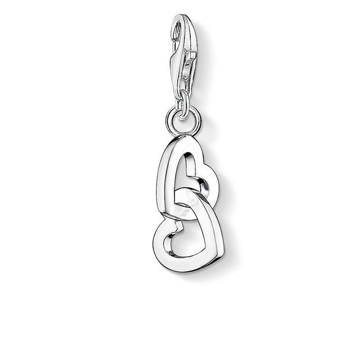 Thomas Sabo Silver Intertwined Heart Charm 0773-001-12