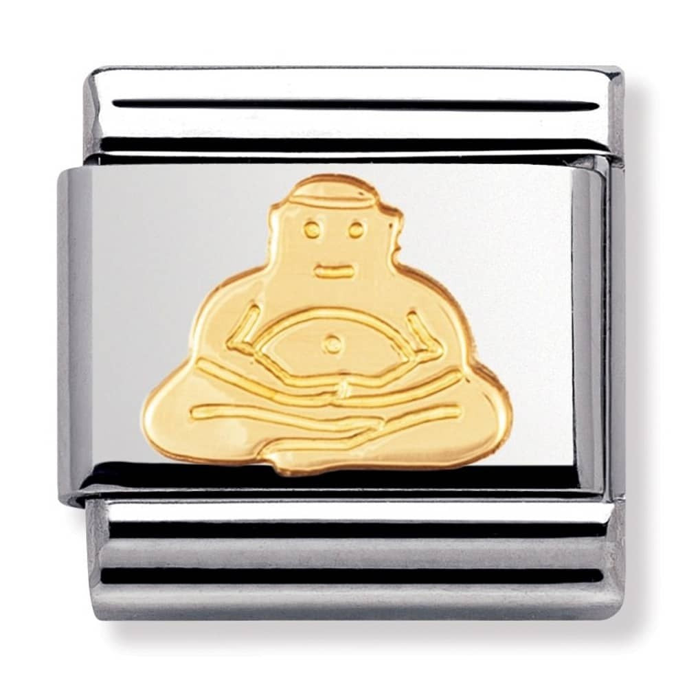 NOMINATION Gold Buddha Charm 030105-06