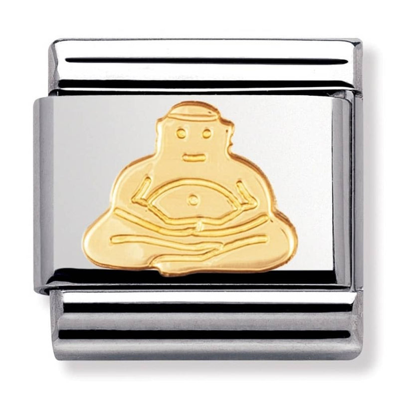 Nomination Gold Buddha Charm 030105-06