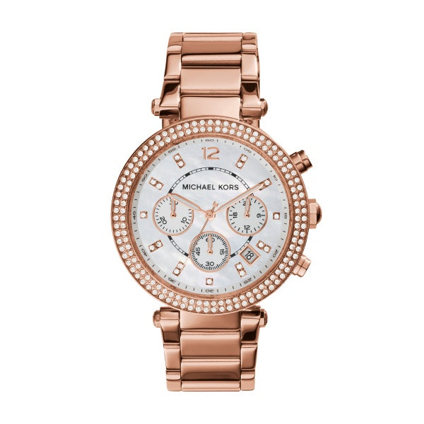 Michael Kors Lds Rose Parker Watch MK5491