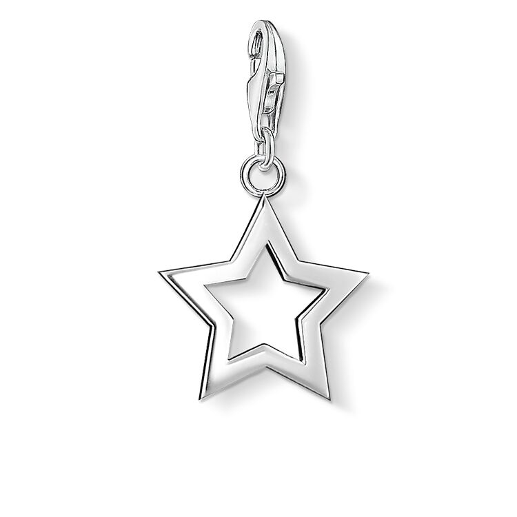 Thomas Sabo Open Star Silver Charm 0857-001-12