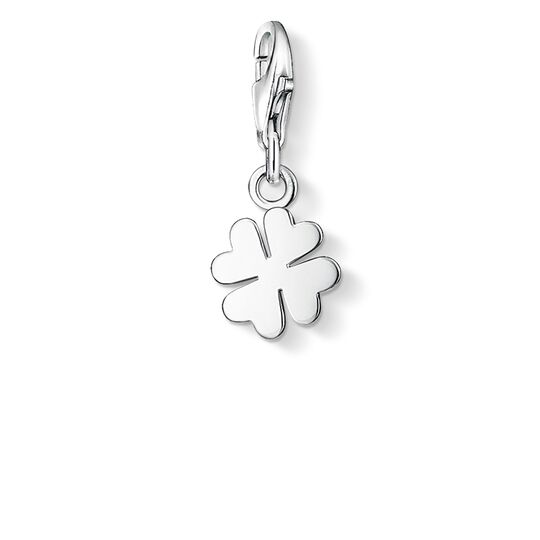 Thomas Sabo Silver Lucky 4 Leaf Clover Charm 0884-001-12