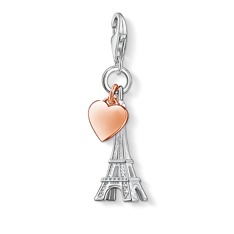 Thomas Sabo Eiffel Tower With Heart Pendant 0904-415-12