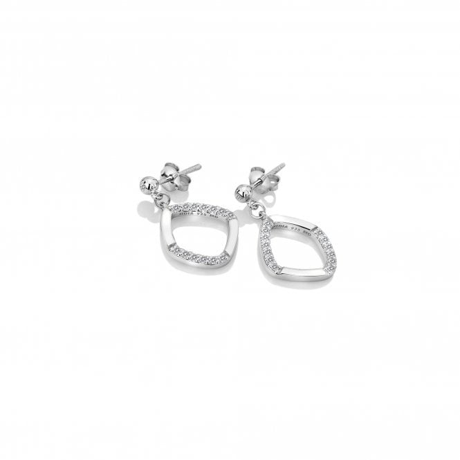 Hot Diamonds Behold White Topaz Drop Earrings DE646