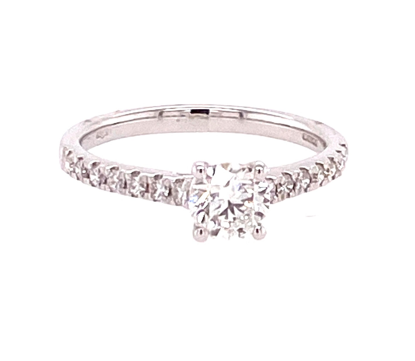 18ct Gold Diamond Solitaire Ring 0.76ct
