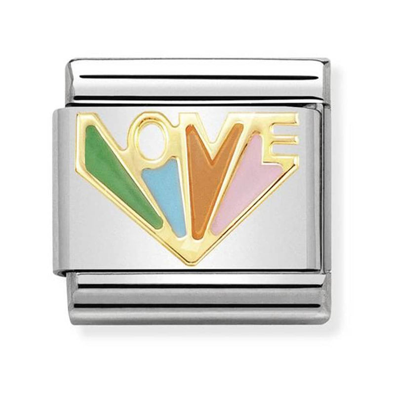 Nomination Gold Angel of Love Charm 030272-37