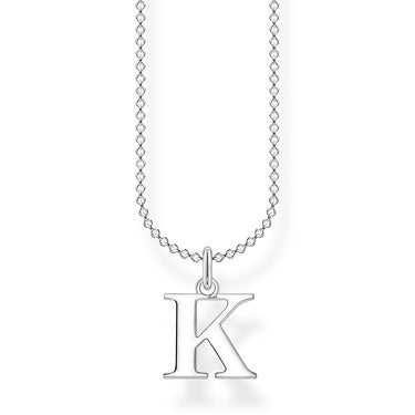 Thomas Sabo Silver Necklace letter K KE2020-001-21-L45v