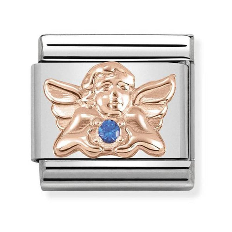 Nomination Rose Gold Angel of Health Wellbeing Charm 430302-20