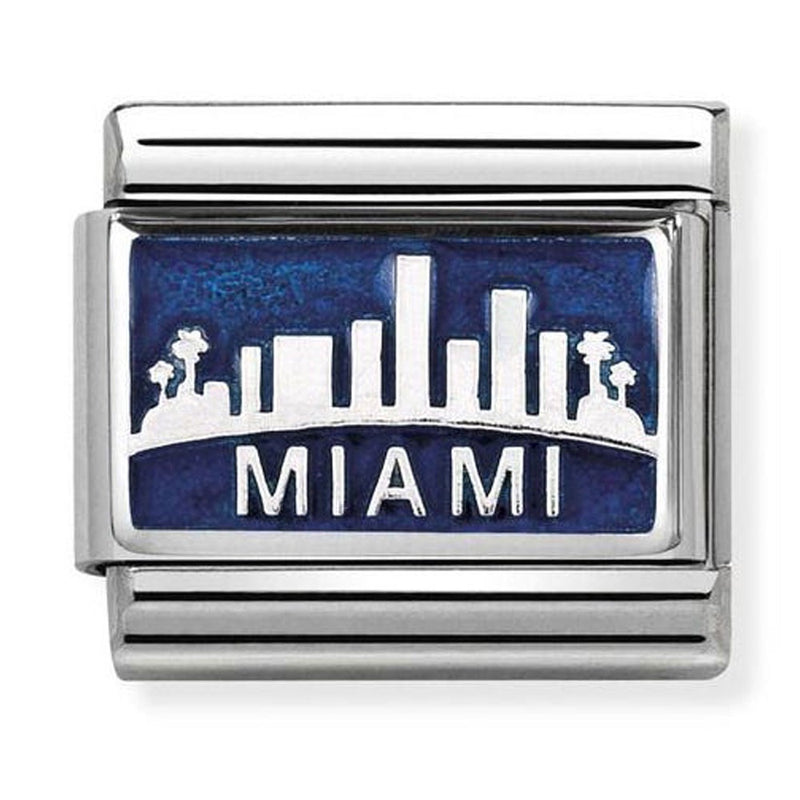Nomination Enamel Miami Skyline Sign Charm 330208-20
