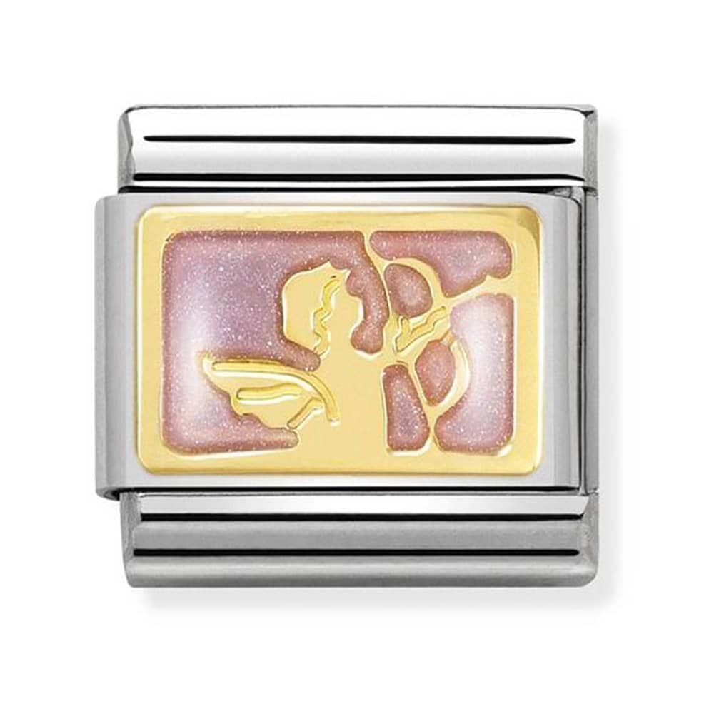 NOMINATION Gold Plates Angel Of Attraction Charm 030284-32