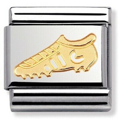 Nomination Gold Football Boot Charm 030106-04