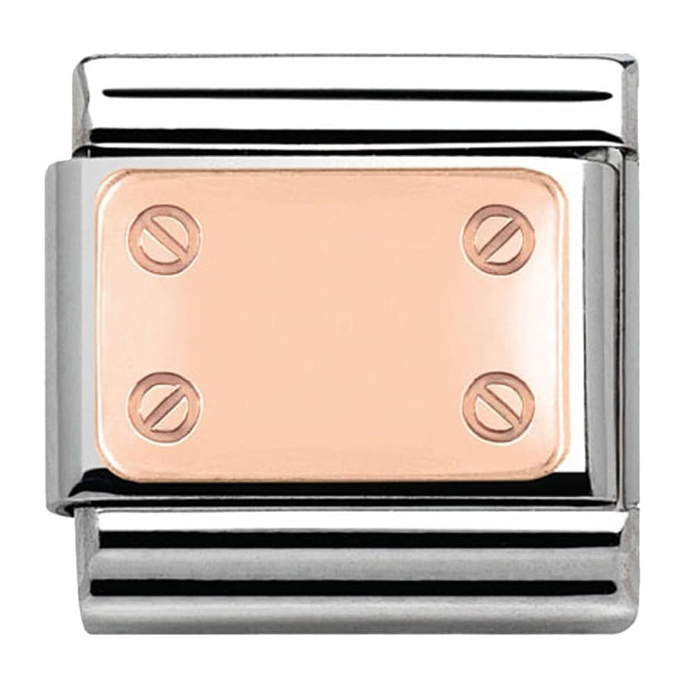 NOMINATION CLASSIC Rose Gold With Screw Charm 430101/02