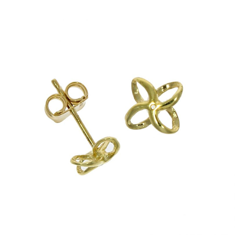 9ct Yellow Gold Earrings - Y Gold
