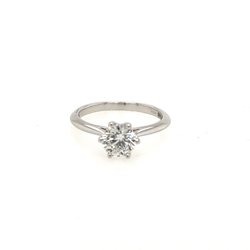 18ct White Gold Lab Grown Solitaire Diamond Ring 1.00ct - 10118WG/100-18