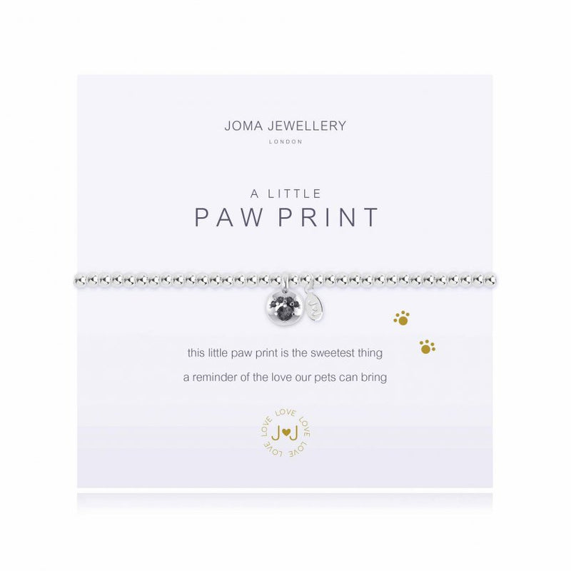 Joma Jewellery A Little Paw Print Bracelet 1094
