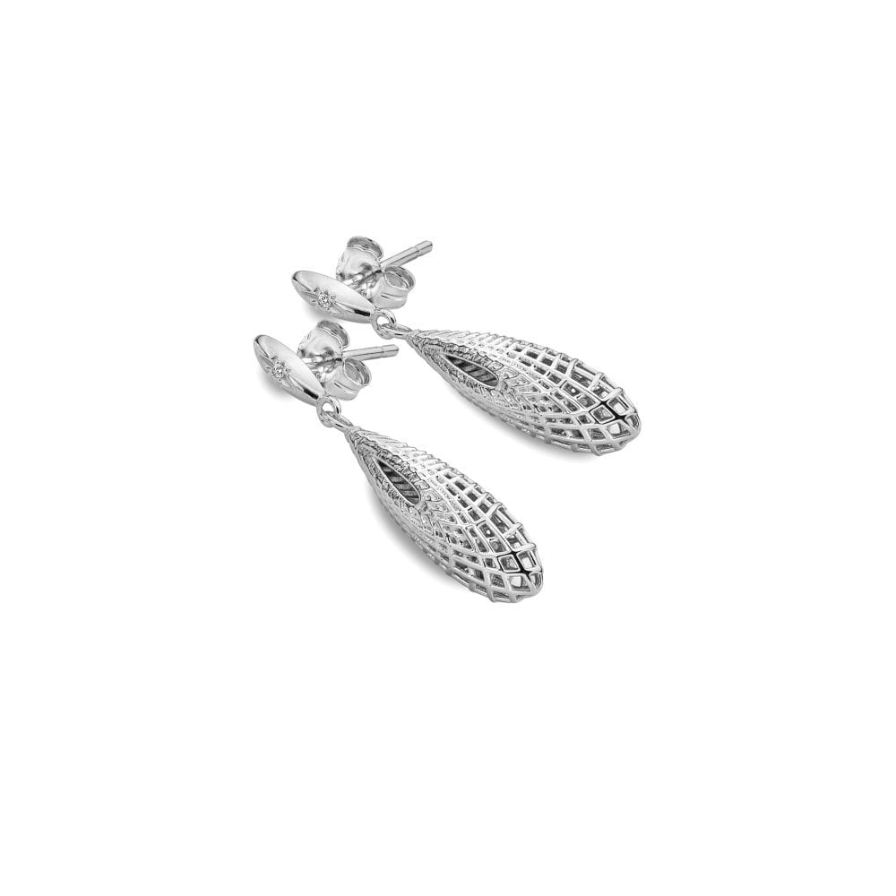 Hot Diamonds Quest Filigree Teardrop Earrings DE655