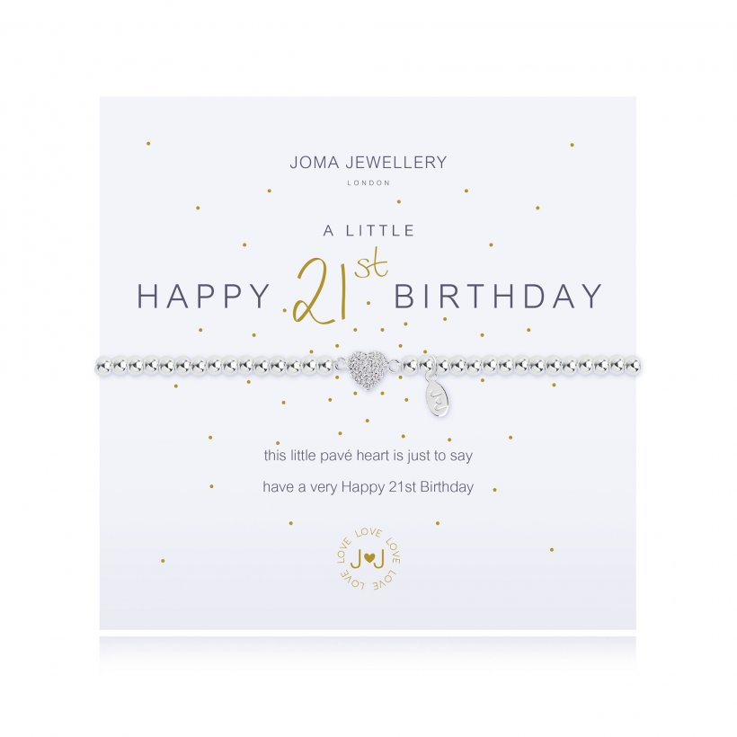 Joma Jewellery A Little Happy 21st Bracelet 1220