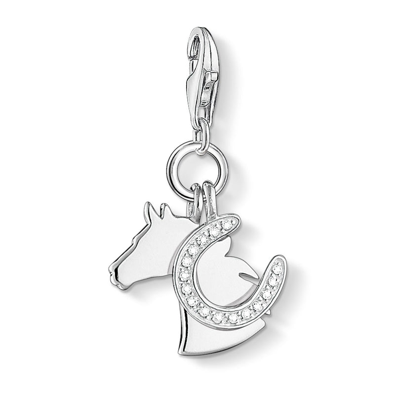 Thomas Sabo Silver Pavé Horse Charm 1247-051-14