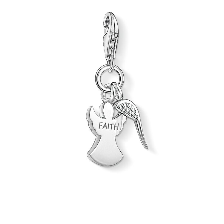 Thomas Sabo Silver Angel Faith Charm 1317-001-12