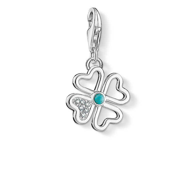 Thomas Sabo Silver Cloverleaf Charm 1448-405-14