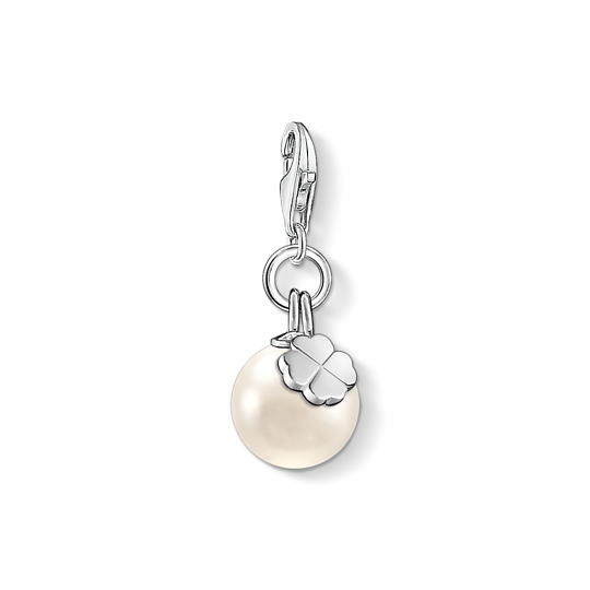 Thomas Sabo Pearl with Cloverleaf Charm 1461-082-14