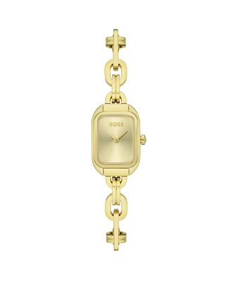 BOSS Gold Tone Ladies Link Bracelet Watch 1502655