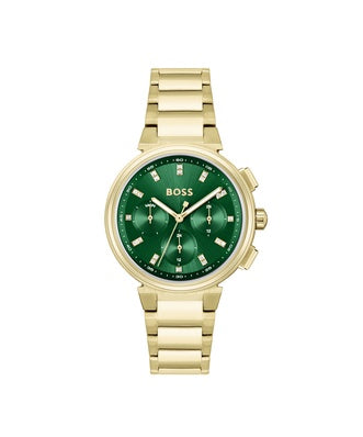 BOSS Gold Watch Green Dial 1502679