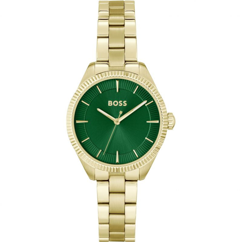 BOSS Ladies Sage Gold IP Watch 1502729